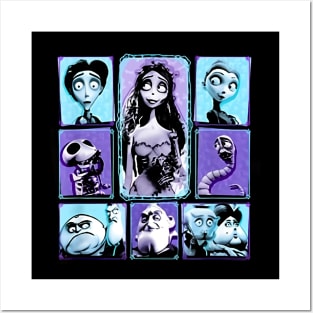 Corpse Bride Main Characters Panels Group Shot Posters and Art